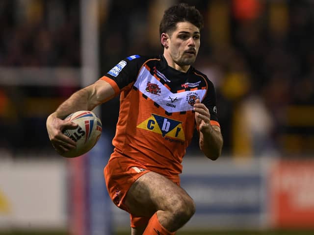 Jake Mamo was one of Castleford Tigers' try scorers in their pre-season win at Whitehaven.