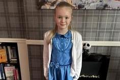 Claire Louise shared a photo of her daughter Scarlett, aged 11, as Matilda.