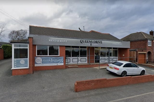 Queens Drive Fish and Chips at 123-125 Queens Drive, Ossett was rated FIVE on April 30.