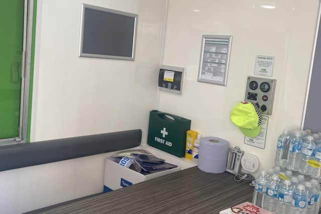 A look inside the new Safe Space welfare unit in Wakefield city centre