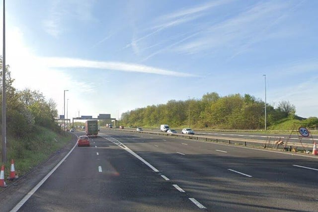 M62, from 9pm February 8 to 5am February 9, slight delays (under 10 minutes): M62 clockwise, junction 33, Lane closure for sign erection.
