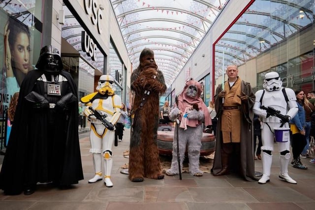 Darth Vader and his Star Wars gang.