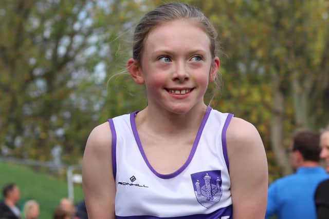 Pontefract AC's Sienna Lavine was in record breaking form in the West Yorkshire Track and Field League competition at Cleckheaton.
