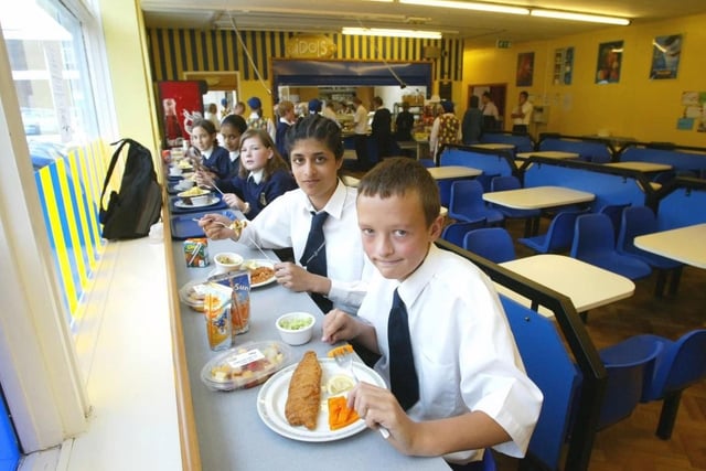 £20,000 Dining Room refit for Wakefield City High School. Adam Brightmore and Sabba Ali.