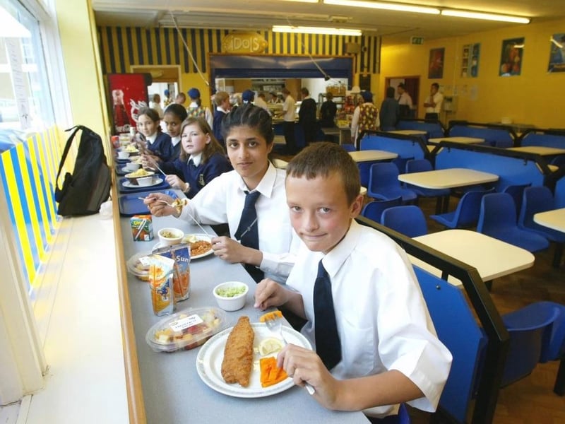 £20,000 Dining Room refit for Wakefield City High School. Adam Brightmore and Sabba Ali.