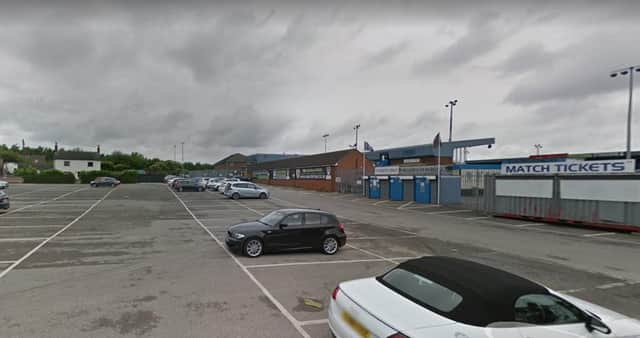The car park at Featherstone Rovers. Picture by Google
