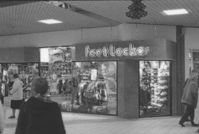 Shoe shop Foot Locker in The Ridings in 1991.