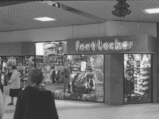 Shoe shop Foot Locker in The Ridings in 1991.