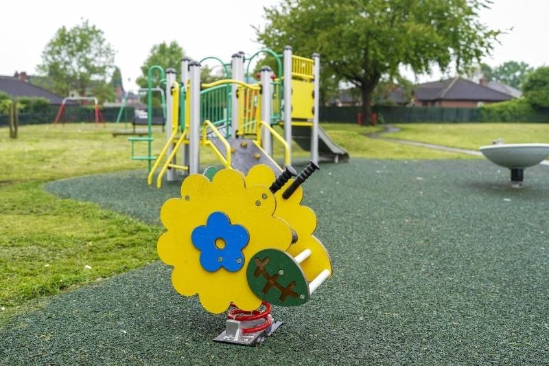 The play area in Grove Lane Park has been given a £29.5k makeover.