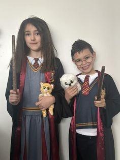 Sanda Jaganjac Beaumont shared this photo of her very own Harry and Hermione (Leila aged eight and Harry aged six).