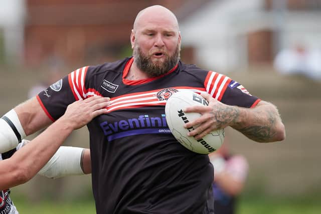 Adam Biscomb was a try scorer for Normanton Knights against Dewsbury Moor Maroons. Picture: John Clifton