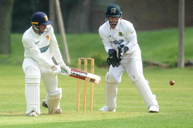 Tom Brook hit a quickfire 99 for Townville against Hanging Heaton. Picture: Steve Riding