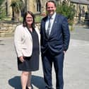 Wakefield MP Simon Lightwood was joined by Rachel Hopkins, the shadow minister for veterans and defence people.