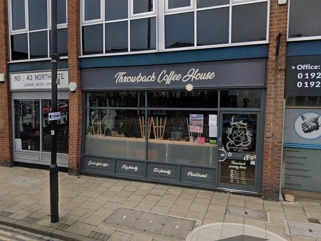 Throwback Coffee House on Northgate has an average of 4.9 stars out of 5, One reviewer said: "This lovely cafe is one of the best places to have lovely vegan food. The staff is amazing. Food was delicious. Definitely going back again."