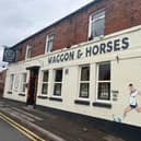 The mural at the Waggon & Horses in Stanley