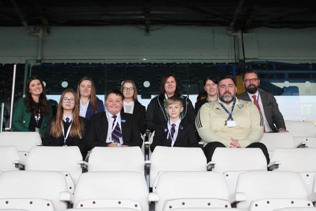 Outwood Grange Academies Trust sent representatives from their various student councils  to take part in the Student Voice Conference at Leeds United's Elland Road stadium.