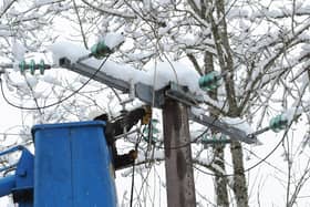 Around 7,000 homes across Yorkshire are without power this morning due to the impact of snow and ice that has fallen in the region.