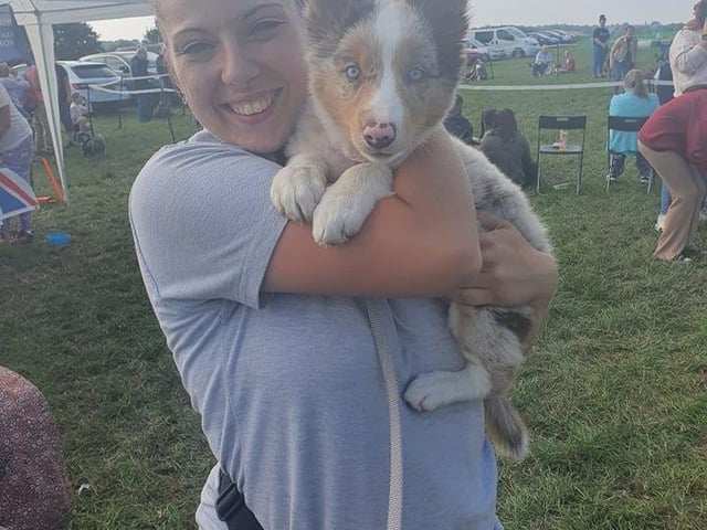 As one of the organisers, Kirsty got to enjoy hugs from some of the furry participants.