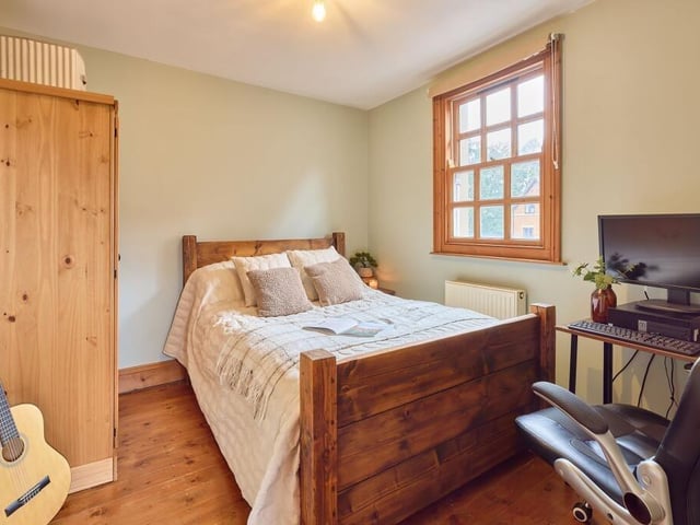 Head up the second staircase to reach the top floor sleeping quarters where bedrooms two and three reside.