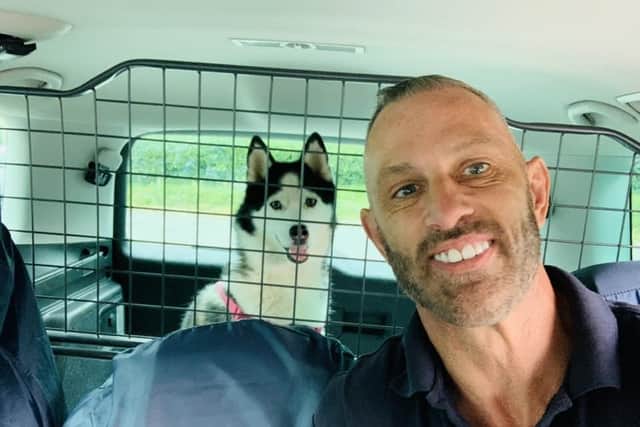 Chris Dancey, based in Featherstone, said pet owners can often struggle to find taxi services which will accept pets