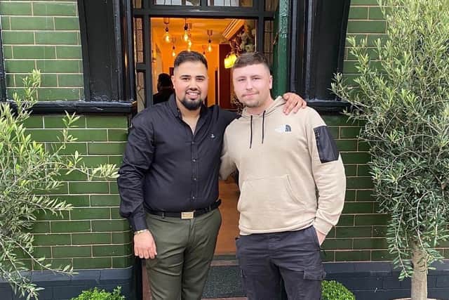 Friends Harry Ahmed (left) and Ryan Norris (right), both of Castleford, came up with the idea for their Grillhouse a few years ago, and having started the business recently it' has really taken off - so now they want to give back to the community
