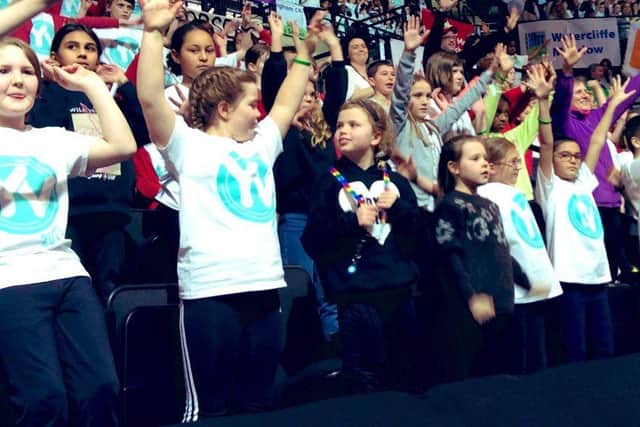 25 pupils from years four to six went to the Young Voices choir in Sheffield.