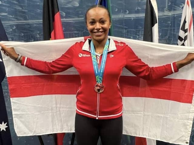 Asia Harris flew the flag for England in the World Junior Championships.