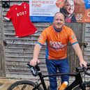 Soccer fan Neil “Bully” Bond, of Castleford, plans to cycle from Nottingham Forest's City Ground to Bradford City's Valley Parade stadium to raise funds for  research into primary bone cancer.