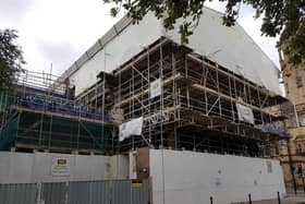 Wakefield's old crown court building was in danger of collapse when it was taken over by the council.