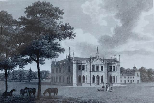Hatfeild Hall in 1780 by Halton.