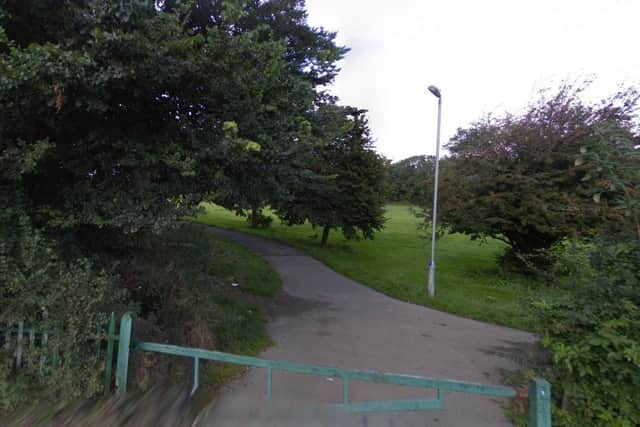 A 16-year-old boy is reported to have been sexually assaulted in Outwood Park, Wakefield, at around 9pm last night. (photo Google)