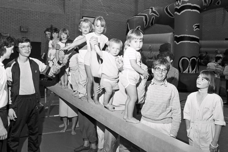 Holiday fun for kids at Lightwaves in 1985.