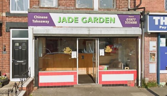 Jade Garden at 53 Pontefract Road, Castleford; rated 4 on January 16.