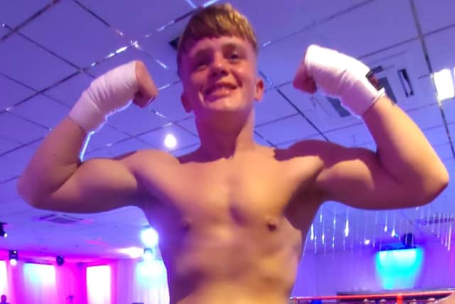 Young Knottingley boxer Harvey Scott is setting out on his career.