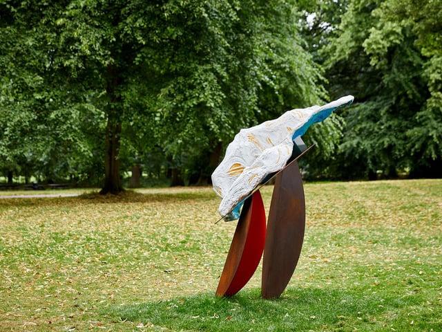 Ro Roberston, Stone (Butch), 2021. Produced in collaboration with Pangaea Sculptors' Centre. (Picture: Nick Singleton courtesy of Yorkshire Sculpture Park)