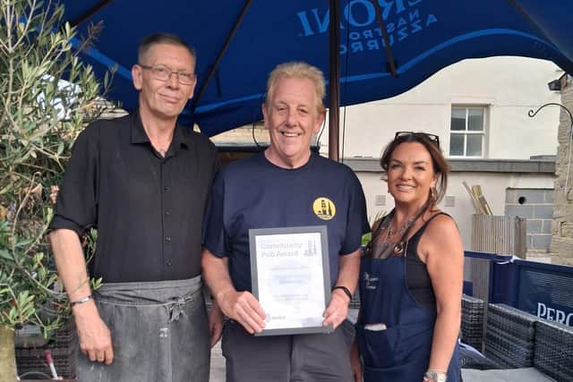 Masons Arms' Neil Catch, David Oates and Danielle Kendrick