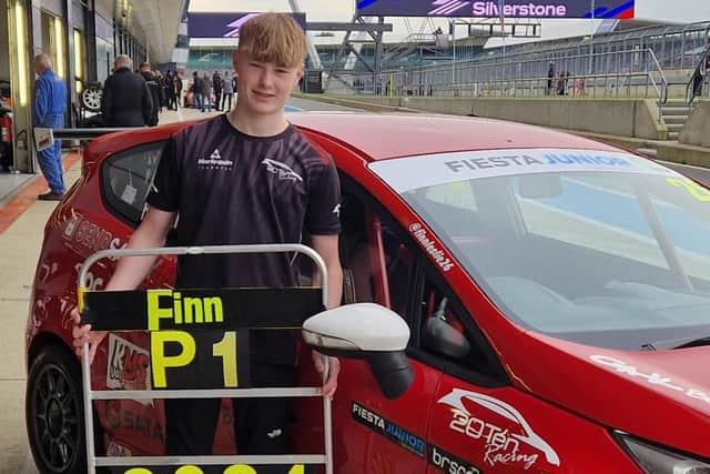 Finn Leslie, from Wakefield, won the Mk7 Fiesta Junior Championship at Silverstone last weekend.