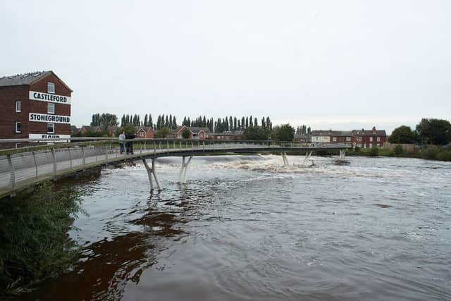River Aire at Castleford.