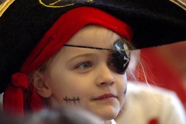 Lexie-Jo Bramald enjoying Pirates Day for Comic Relief at St Michael's in 2011.