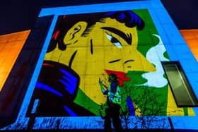 The Hepworth Wakefield partnered with students at Backstage Academy, Production Park and Wakefield Council to create a light spectacle on the façade of our iconic building as part of the Light Up festival.