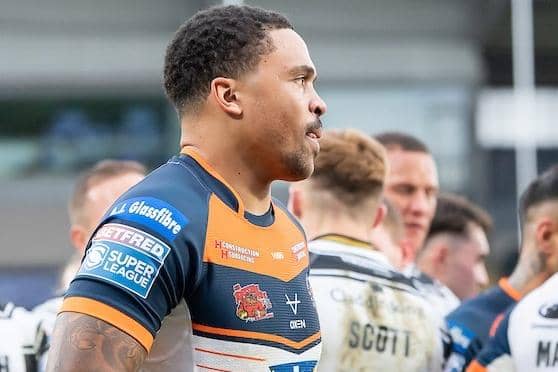 Castleford Tigers' Jordan Turner looks set to be out of action for two months after dislocating his thumb. (Photo by Allan McKenzie/SWpix.com)