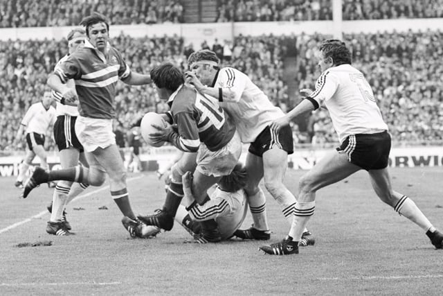 Trinity v Widnes - Cup Final at Wembley in 1979. Trinity lost 12-3.