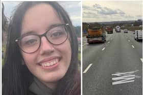 Elise Thomas was left with life-threatening injuries after the crash on the M1 southbound carriageway, just before junction 39, at 8.29am on Saturday August 12.