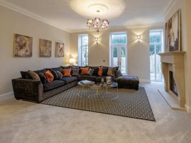 The property offers six spectacular reception rooms, including a dining room, a drawing room and the grand hall.
