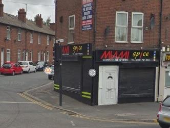 Miami Spice at 241, 241-243 Doncaster Road, Wakefield, was rated four on August 17.