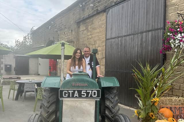 'Mr and Mrs Yorkshire' aka Danny Malin and Sophie Mei Lan visited Farmer Copleys earlier this month.