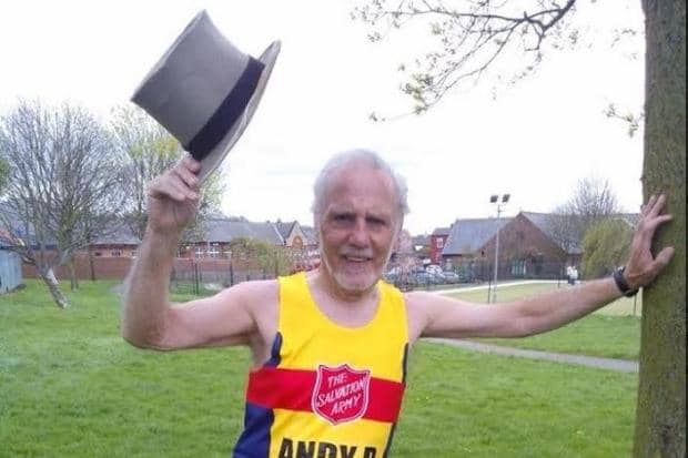 Donning his signature top hat, Andy Peddle’s charity walk will start from Wakefield on September 2 and end in Newcastle the day before he takes part in the biggest half marathon in the UK, bringing his total miles to just over 136 in nine days.
