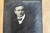 Harry Houdini in 1914 from author's collection.