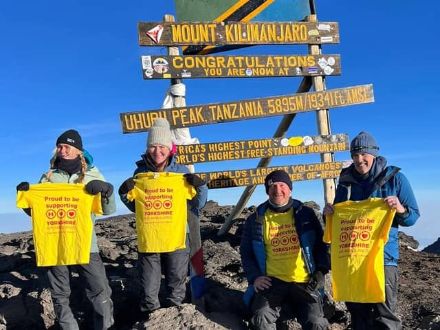 Samantha Harrison, a Director of a Harrogate care home, has successfully completed an awe-inspiring climb of Kilimanjaro, the highest peak in Africa, in honour of Yorkshire Air Ambulance.