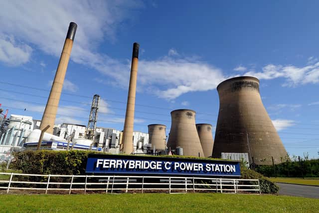 Ferrybridge Power Station C pictured in 2015, a year before it was closed down..